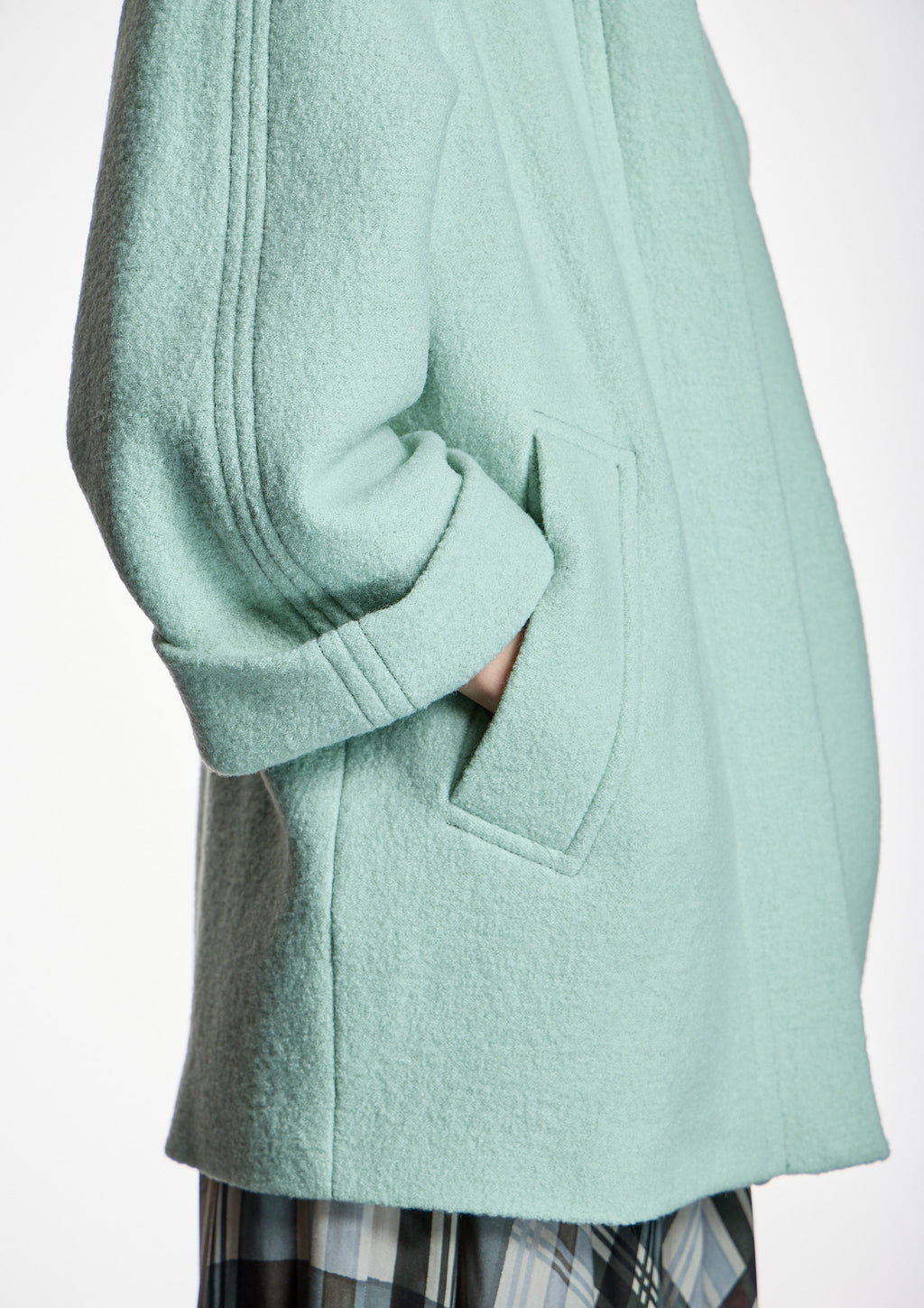 Chaquetón ALBA CONDE verde agua