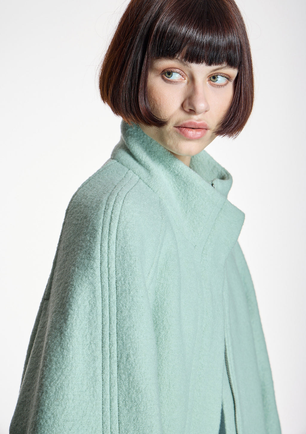 Chaquetón ALBA CONDE verde agua