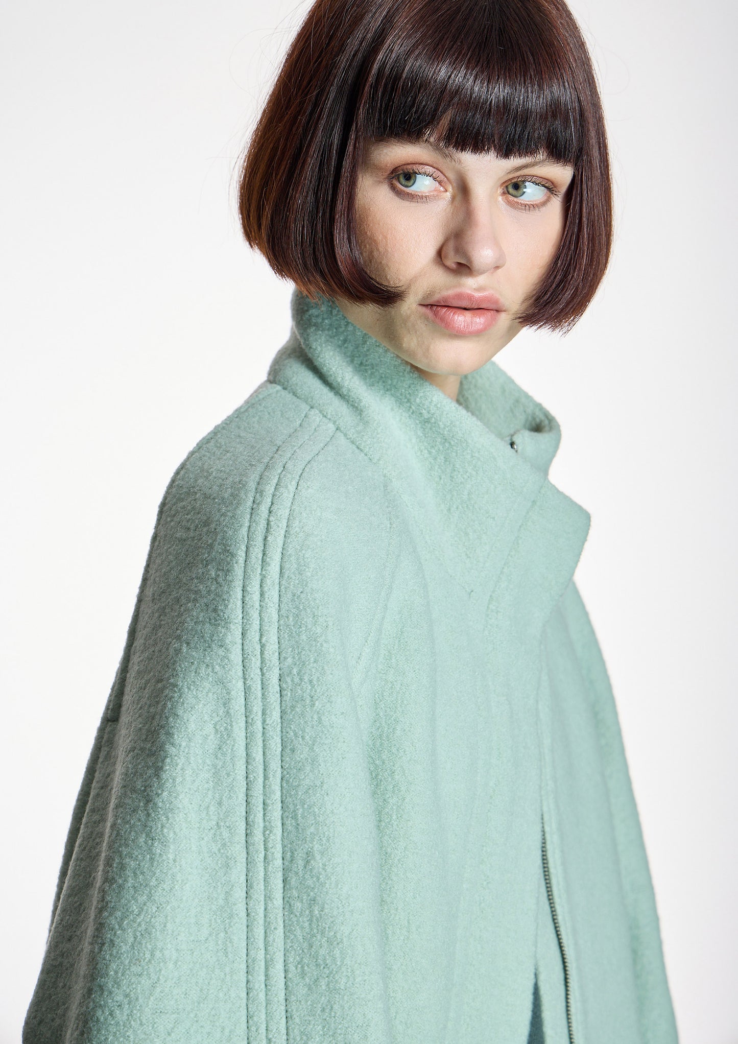 Chaquetón ALBA CONDE verde agua