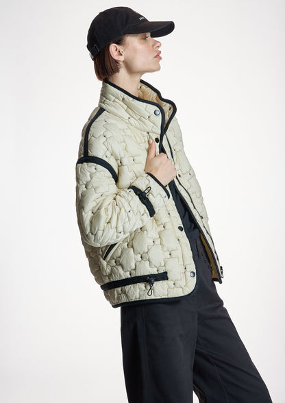 Parka ALBA CONDE acolchada color crudo