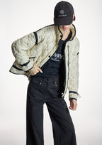 Parka ALBA CONDE acolchada color crudo