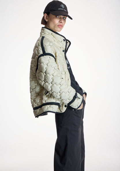 Parka ALBA CONDE acolchada color crudo