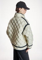 Parka ALBA CONDE acolchada color crudo