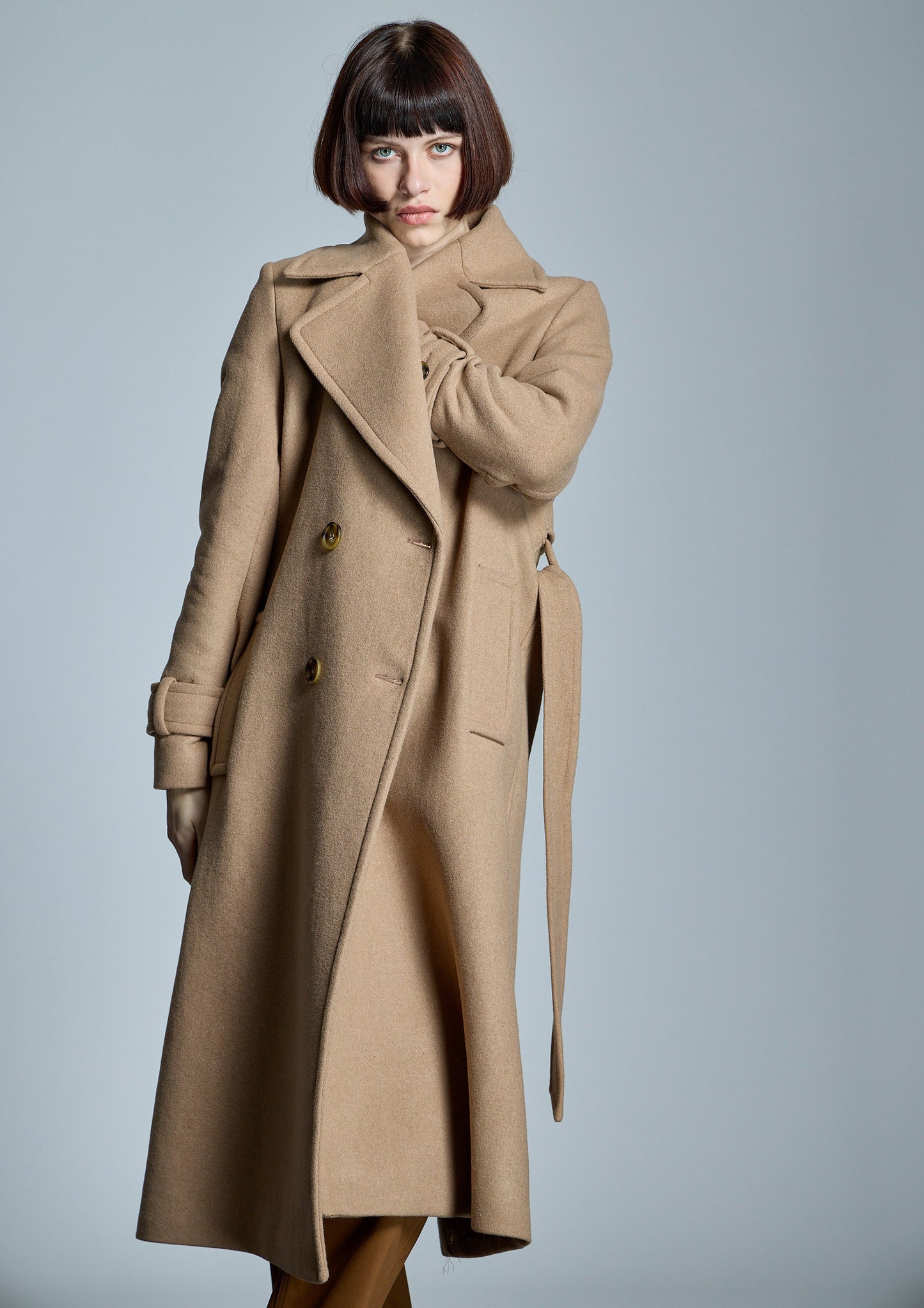 Abrigo ALBA CONDE color camel