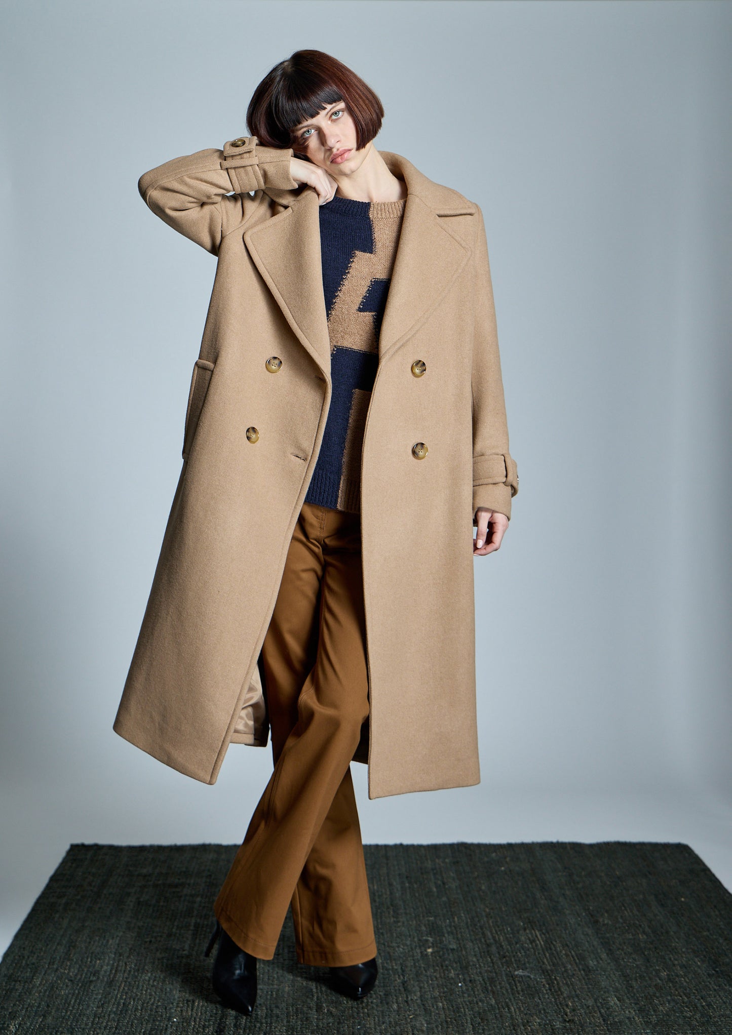 Abrigo ALBA CONDE color camel