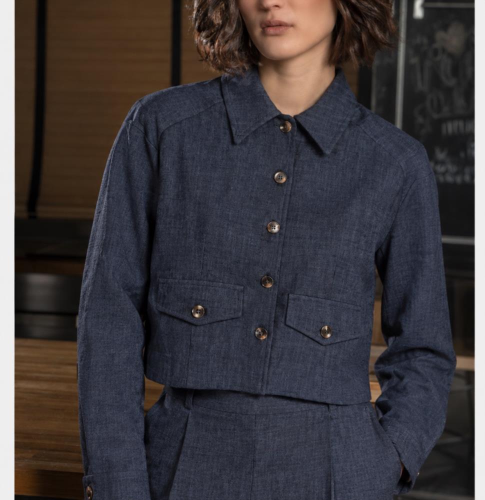 Chaqueta SEE THE MOON denim corta