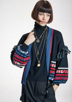 Chaqueta ALBA CONDE punto multicolor