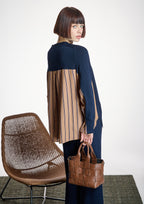 Jersey ALBA CONDE de punto combinado