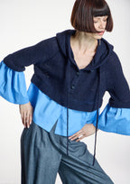 Jersey ALBA CONDE combinado con camisa