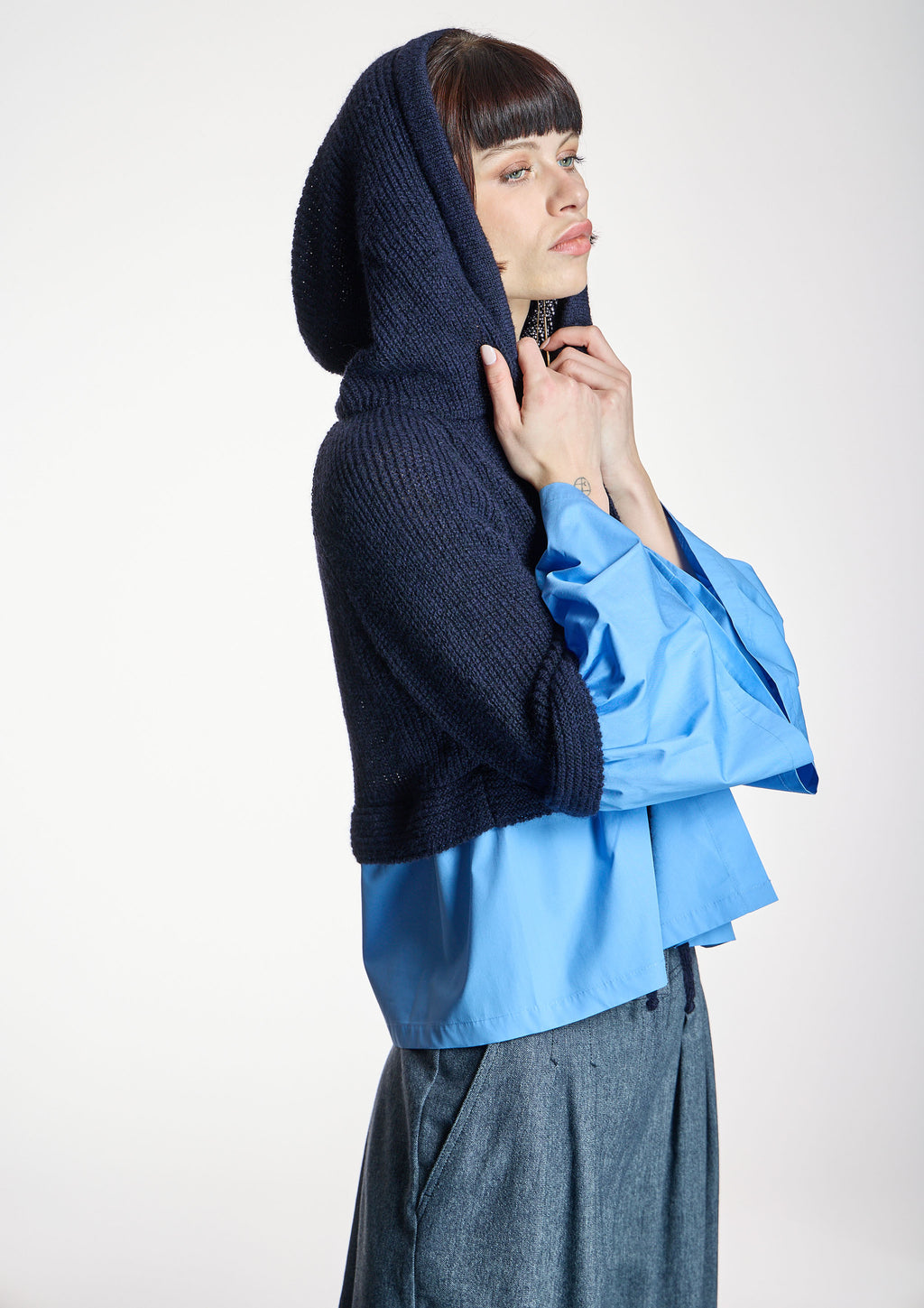 Jersey ALBA CONDE combinado con camisa