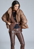 Parka ALBA CONDE acolchado camel