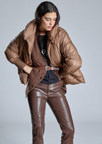 Parka ALBA CONDE acolchado camel