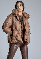Parka ALBA CONDE acolchado camel
