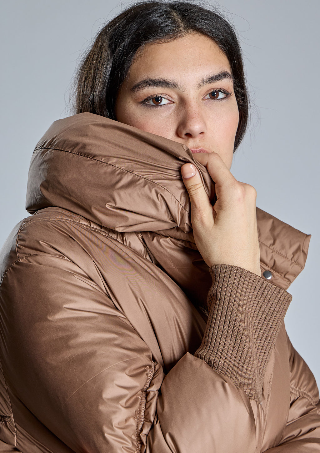 Parka ALBA CONDE acolchado camel