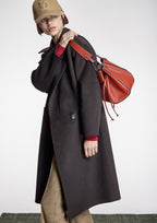 Abrigo ALBA CONDE largo marrón