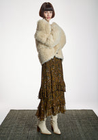 Chaqueta ALBA CONDE teddy cruda