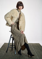 Chaqueta ALBA CONDE teddy cruda