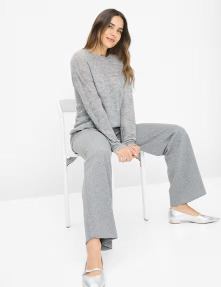 Pantalón BRAX FEEL GOOD de espiguilla gris claro