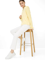 Pantalón BRAX FEEL GOOD corte bootcut color blanco