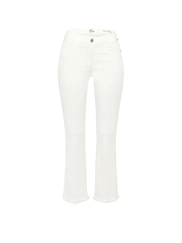 Pantalón BRAX FEEL GOOD corte bootcut color blanco