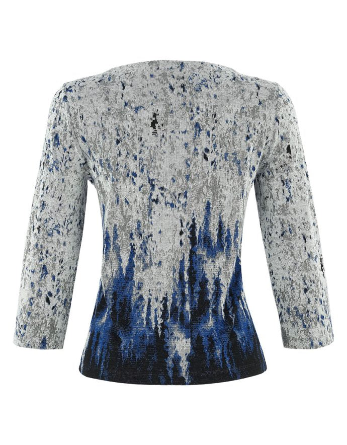 Top DOLCEZZA de punto tonos azules