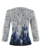 Top DOLCEZZA de punto tonos azules