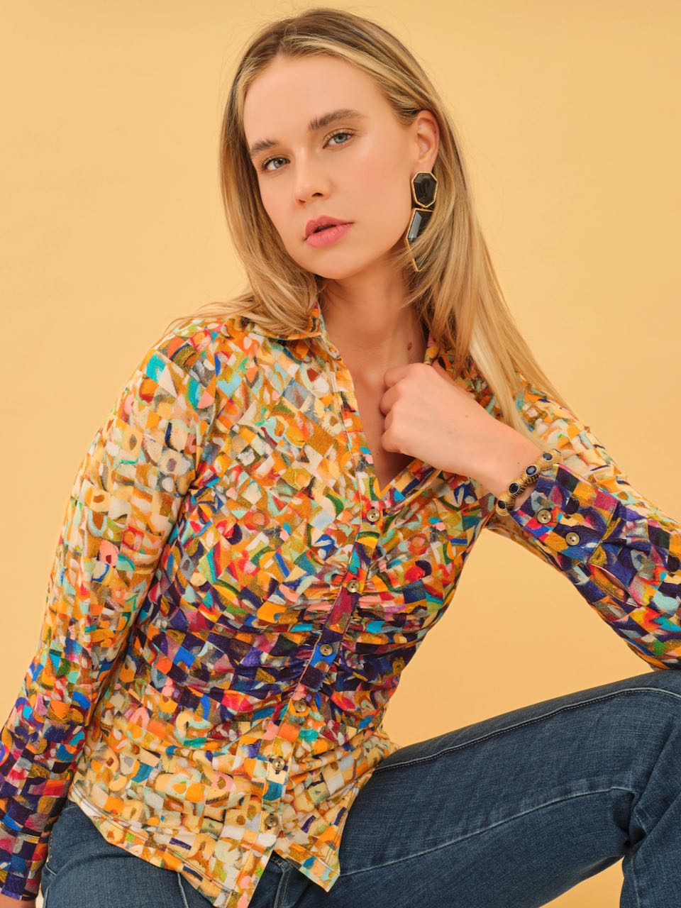 Blusa DOLCEZZA MONTREAL multicolor RUBBLE