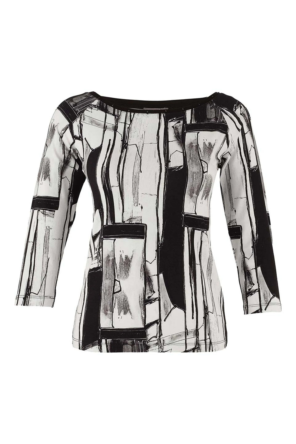 Camiseta DOLCEZZA MONTREAL estampado blanco y negro