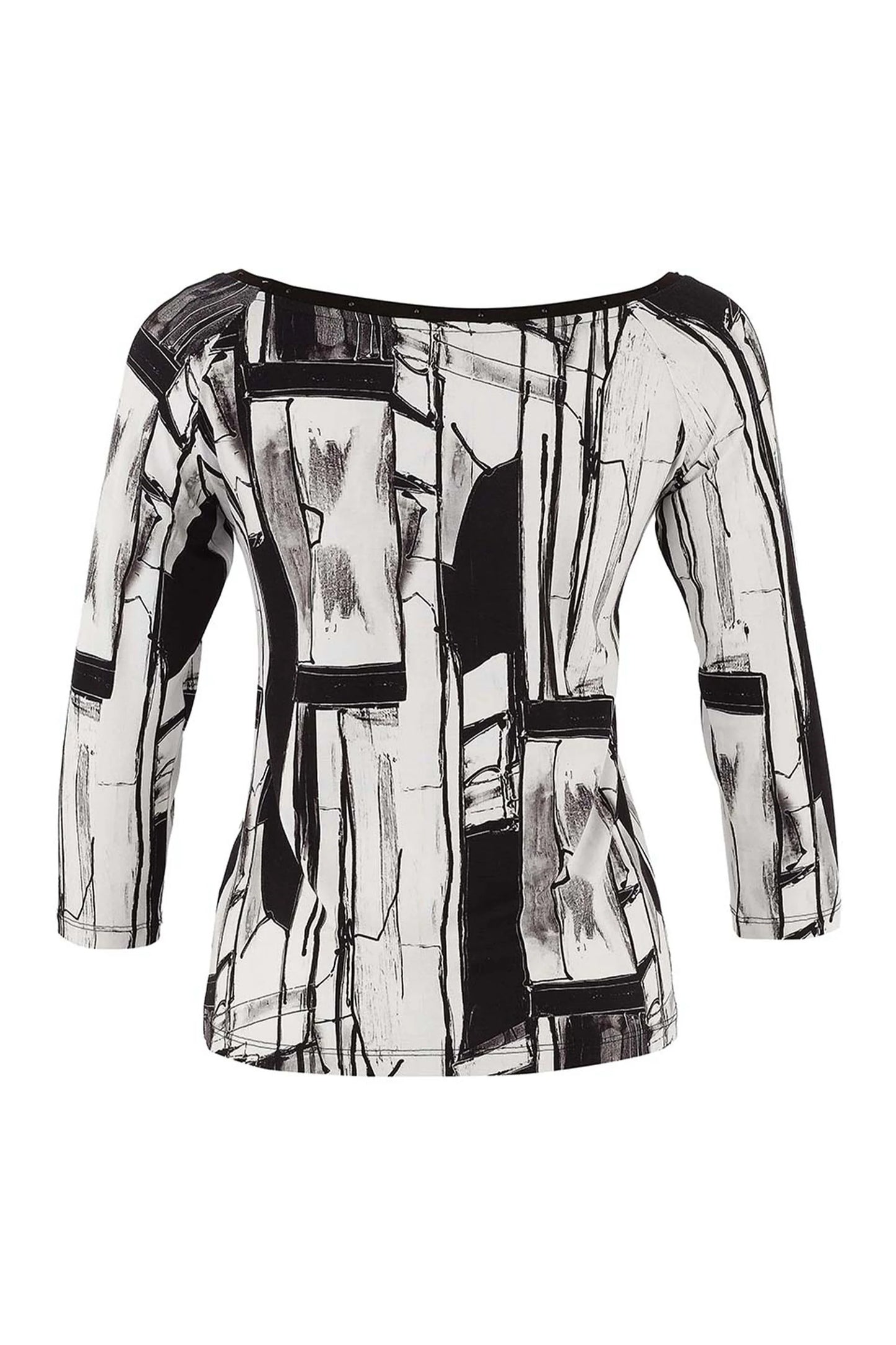 Camiseta DOLCEZZA MONTREAL estampado blanco y negro