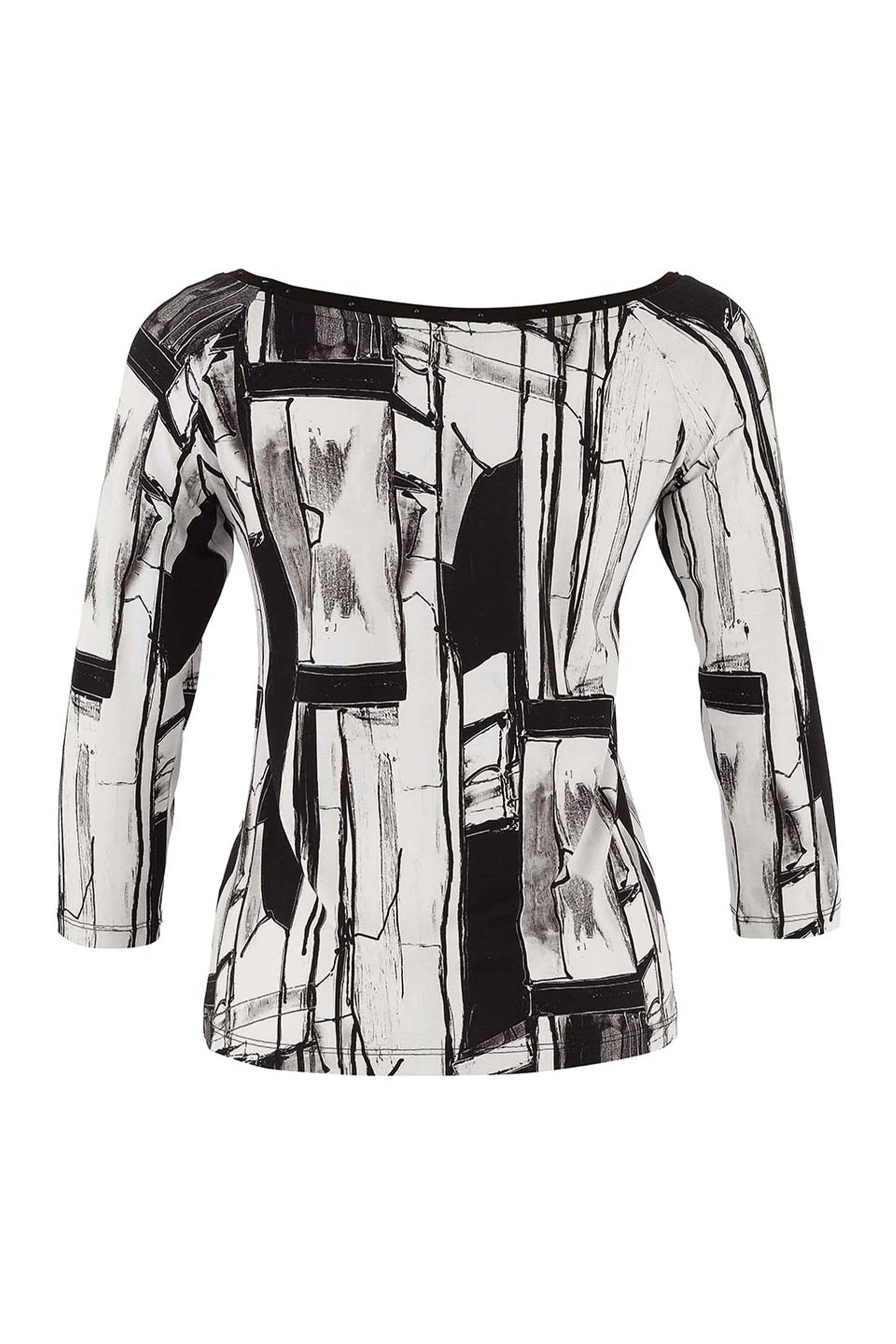 Camiseta DOLCEZZA MONTREAL estampado blanco y negro