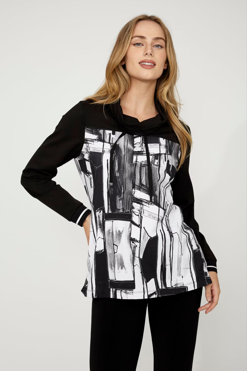 Jersey DOLCEZZA MONTREAL en blanco y negro