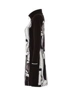 Vestido DOLCEZZA MONTREAL blanco y negro con cremallera