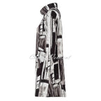 Chaqueta DOLCEZZA MONTREAL larga en blanco y negro