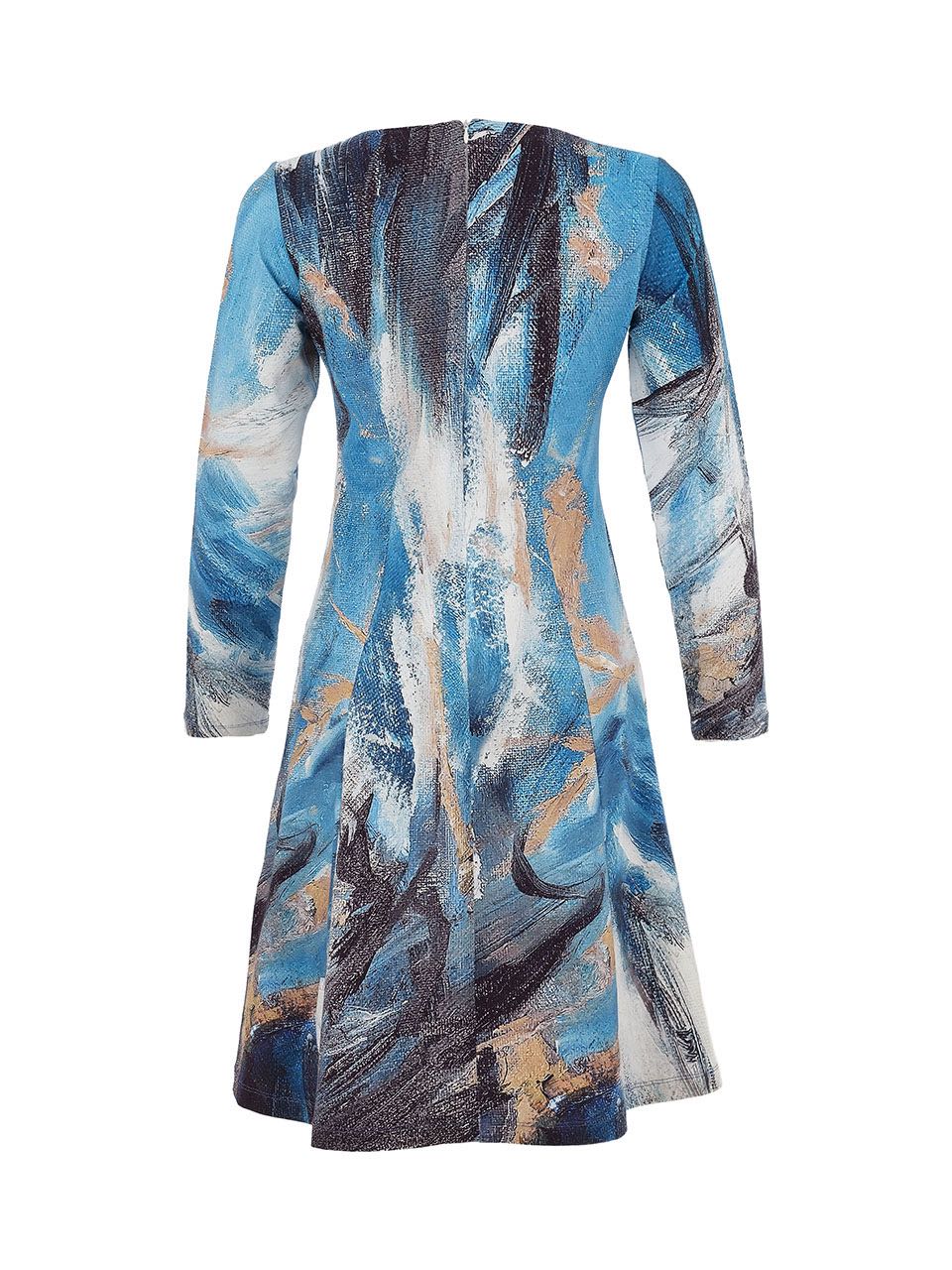 Vestido DOLCEZZA MONTREAL evasé en azules