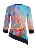 Camiseta DOLCEZZA MONTREAL asimétrica