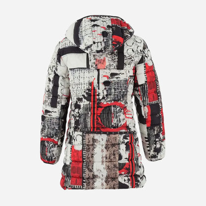 Parka DOLCEZZA MONTREAL largo estampado