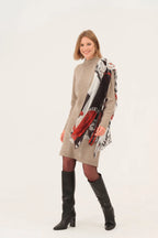 Pañuelo DOLCEZZA MONTREAL en rojo y negro