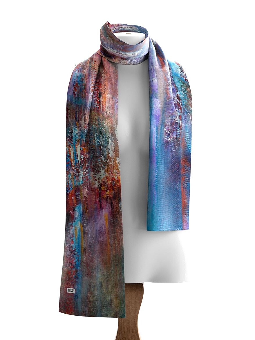 Pañuelo DOLCEZZA MONTREAL estampado azul