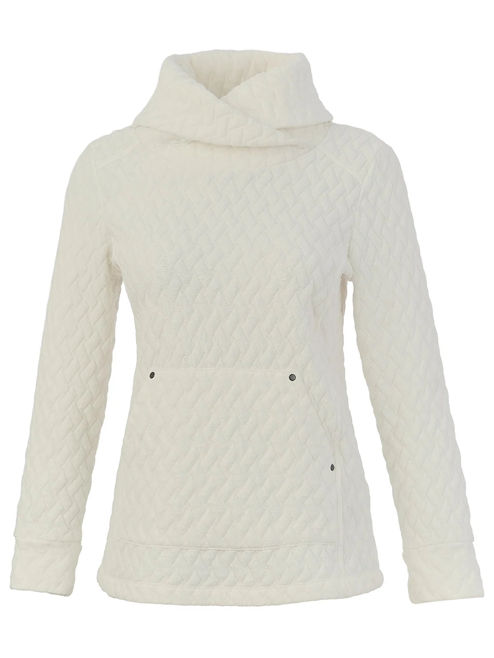 Jersey DOLCEZZA MONTREAL blanco en punto acolchado