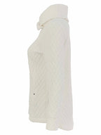 Jersey DOLCEZZA MONTREAL blanco en punto acolchado