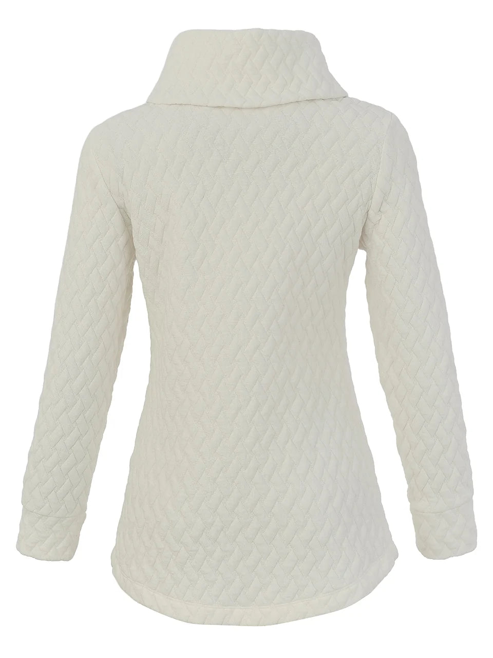 Jersey DOLCEZZA MONTREAL blanco en punto acolchado