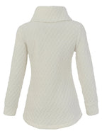 Jersey DOLCEZZA MONTREAL blanco en punto acolchado