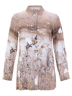 Camisa DOLCEZZA MONTREAL estampado color bronce