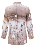 Camisa DOLCEZZA MONTREAL estampado color bronce