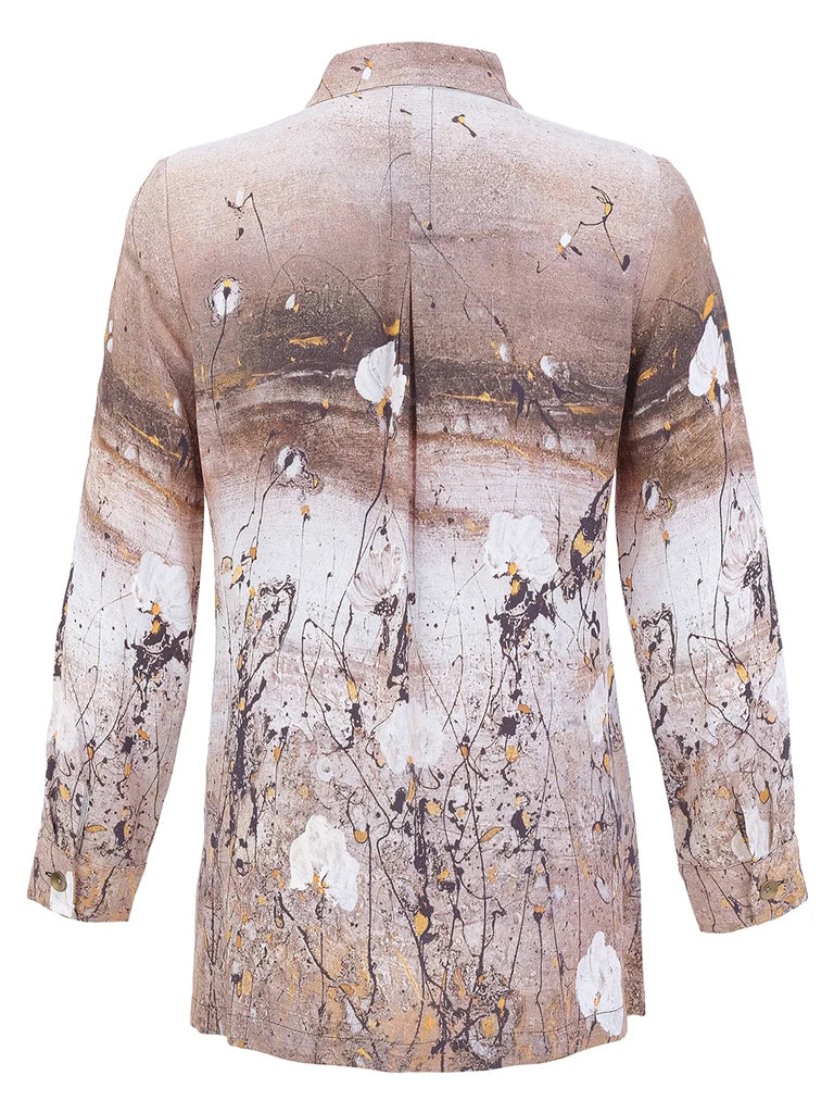 Camisa DOLCEZZA MONTREAL estampado color bronce