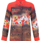 Camisa DOLCEZZA MONTREAL estampado floral abstracto