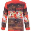 Camisa DOLCEZZA MONTREAL estampado floral abstracto