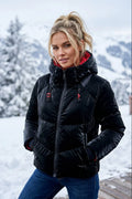 Chaquetón DOLCEZZA MONTREAL acolchado negro charol