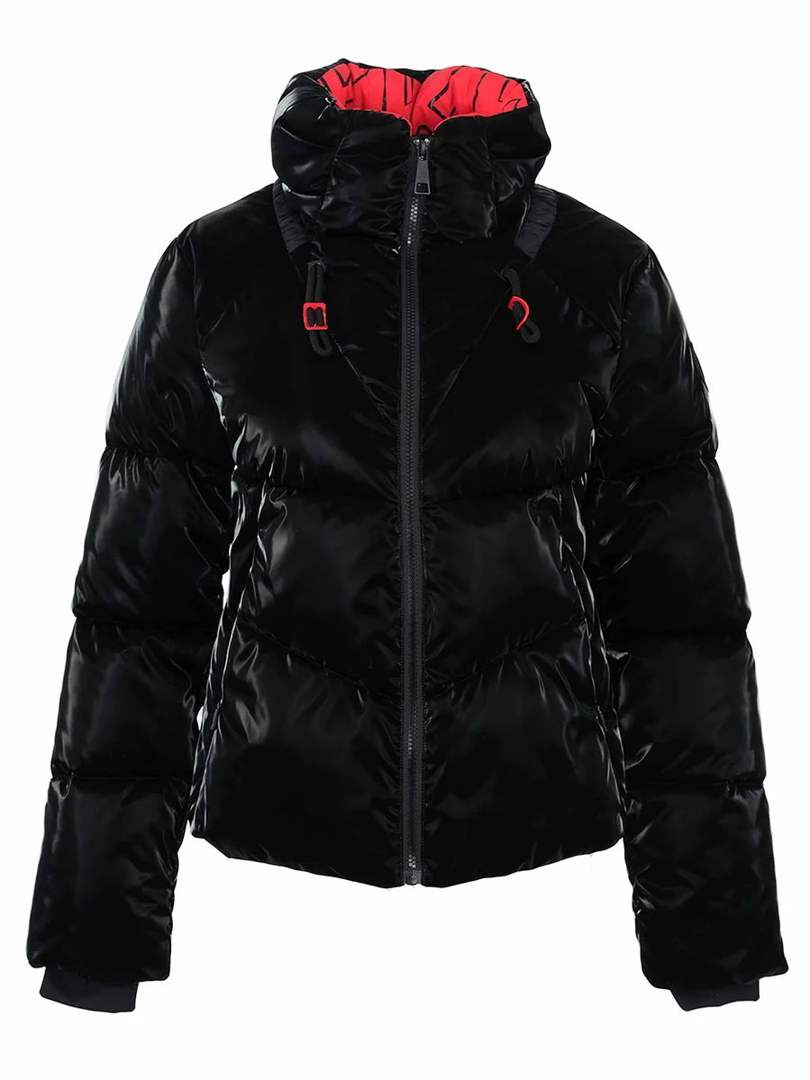 Chaquetón DOLCEZZA MONTREAL acolchado negro charol