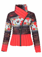 Chaqueta DOLCEZZA MONTREAL acolchada estampado abstracto floral